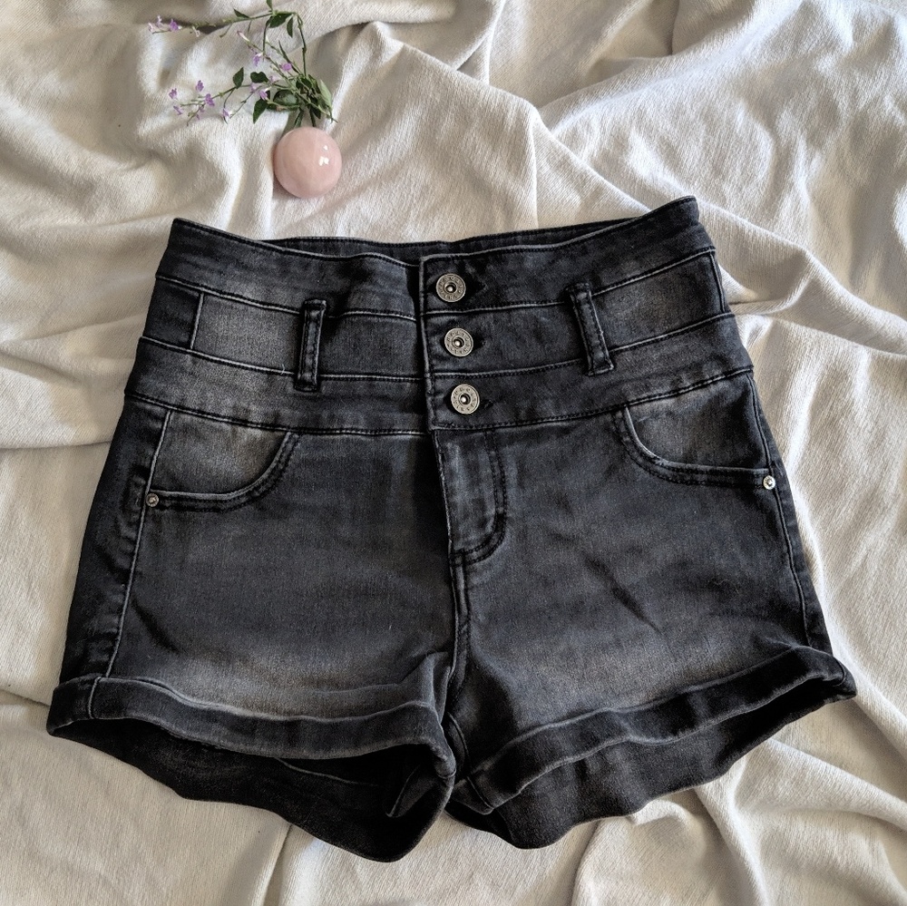 High waisted shorts